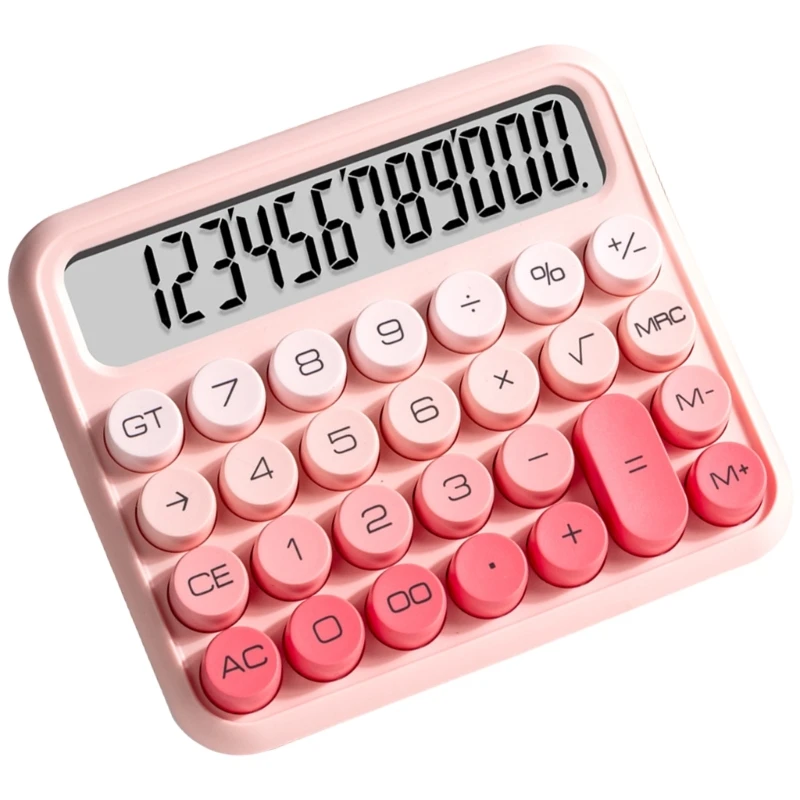 User Friendly Mechanical Keypad Calculator Clear Display, Easy to Read Number