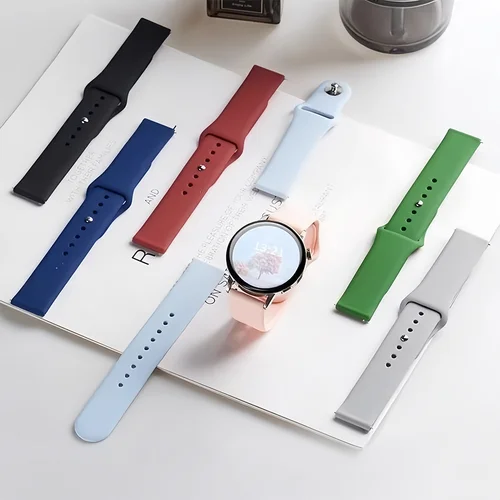 Imagen 2 del producto Correa de 18mm 20-22mm para Huawei watch GT 6 41mm-5-4-2-2e-3-3-SE pro 42-46mm pulsera de silicona HuaWei Watch3 pro new-GT Runner