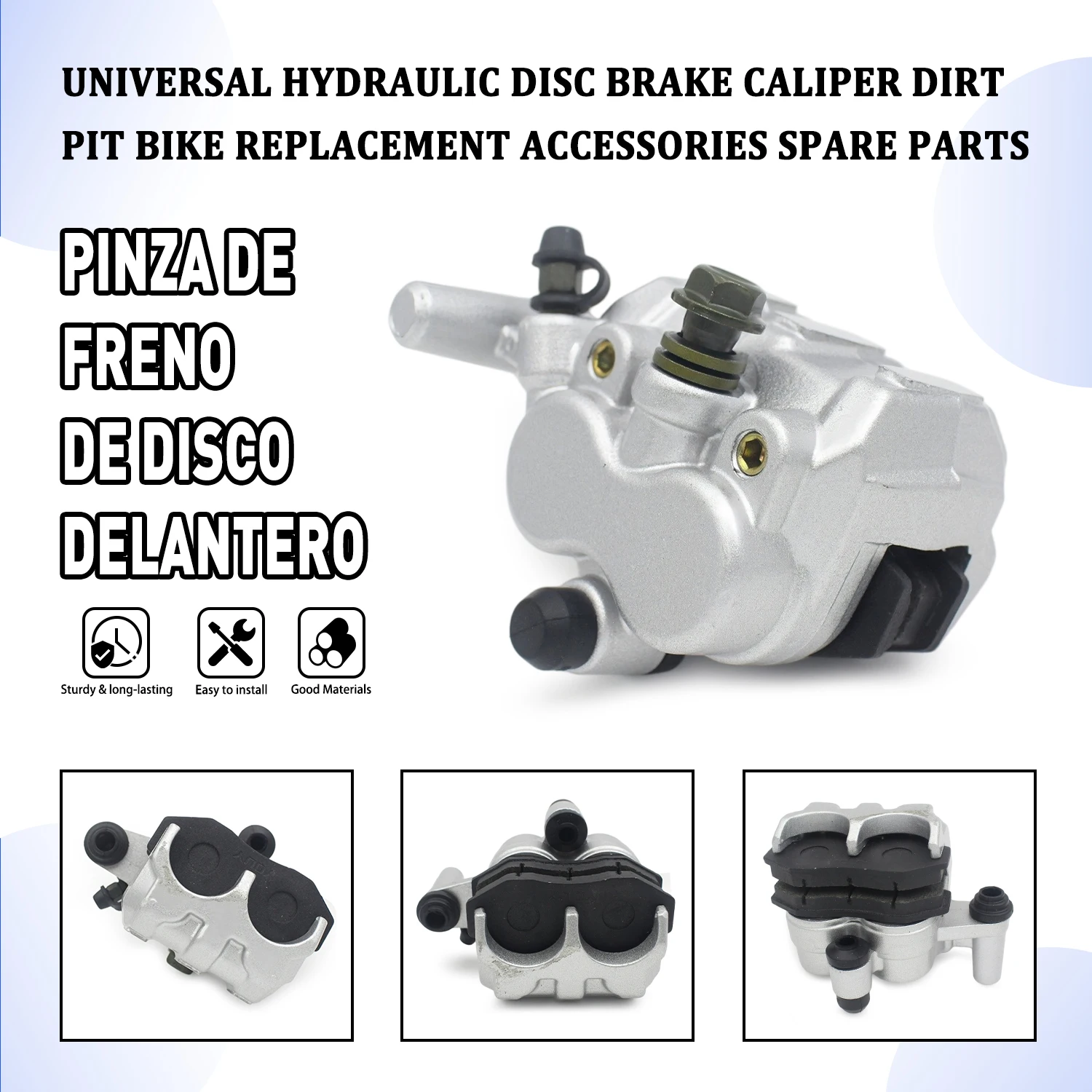 Disc Brake Caliper Dirt Pit Front Disc Brake Caliper Universal Hydraulic Replacement Accessories Motorcycle Spare Parts