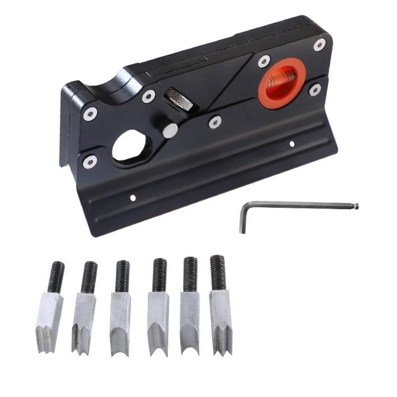 pialla per smussare legno a testa multipla, strumento per pialla a mano in alluminio per smussare i bordi rifilare
