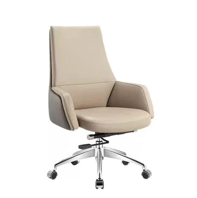 

# Белое офисное кресло Boss Modern из искусственной кожи для руководителя, портативное, для гостиной, класса люкс