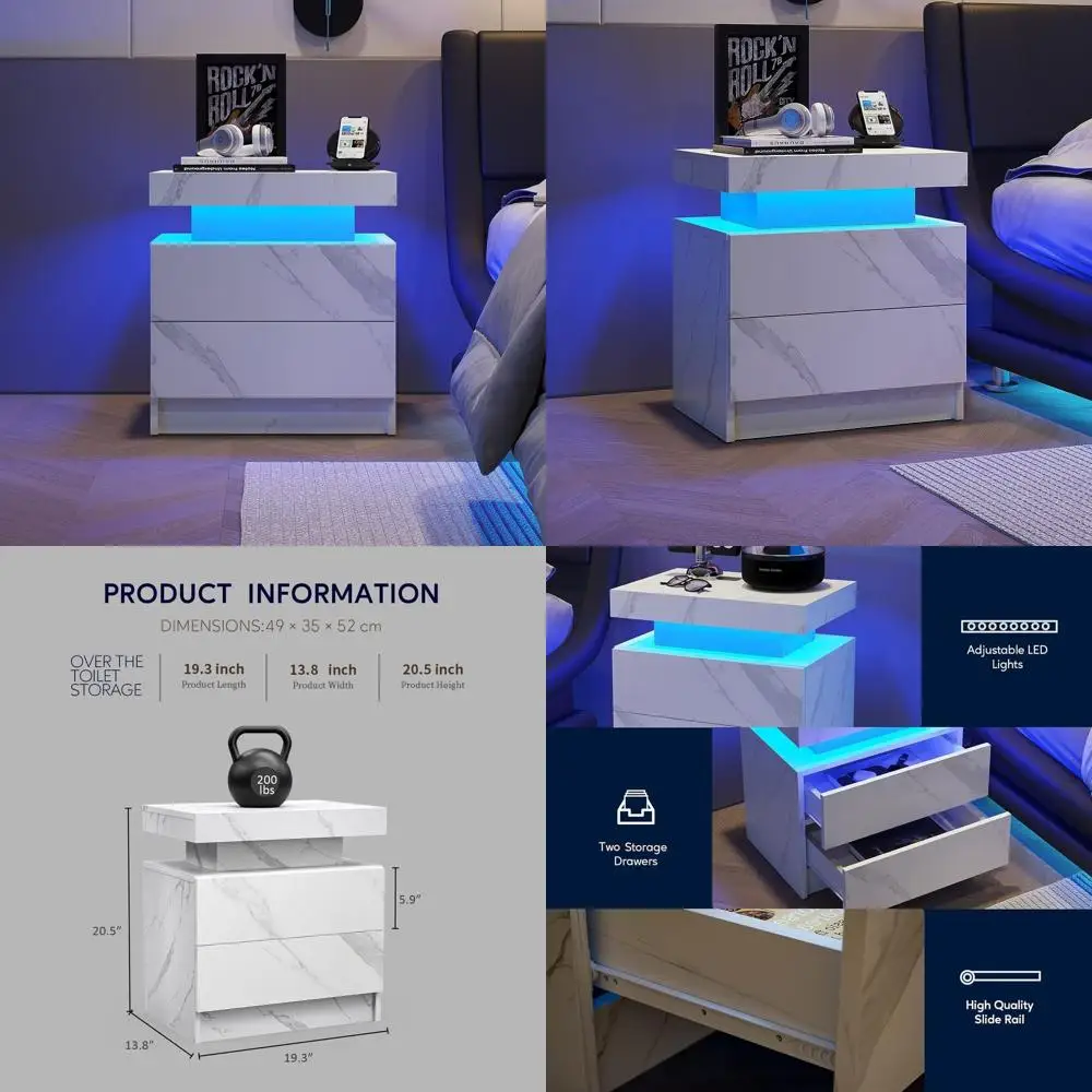 Modern Led Nightsta…