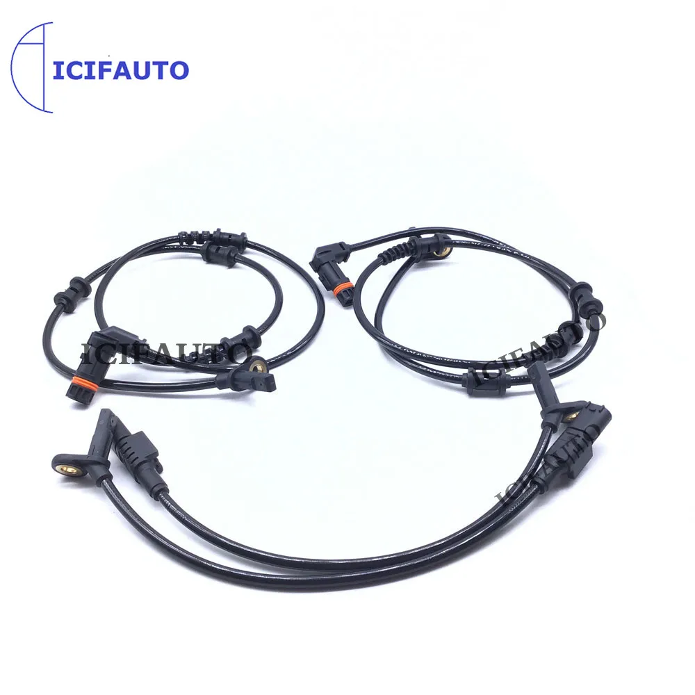 

Front + Rear Abs Wheel Speed Sensor for Mercedes-Benz GL320 GL350 GL450 GL55 R320 R350 3.0L 3.5L 1645400717,1645400917