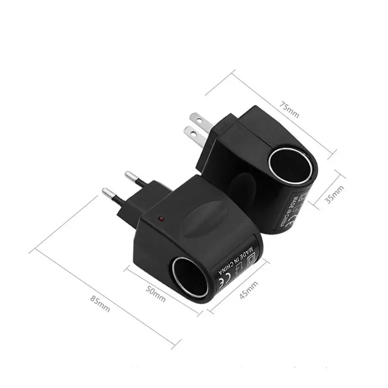 Car Cigarette Lighter Adapter AC 220V To DC 12V EU US Plug Converter Wall Power Socket Plug Adapter Auto Converter Car Accessory