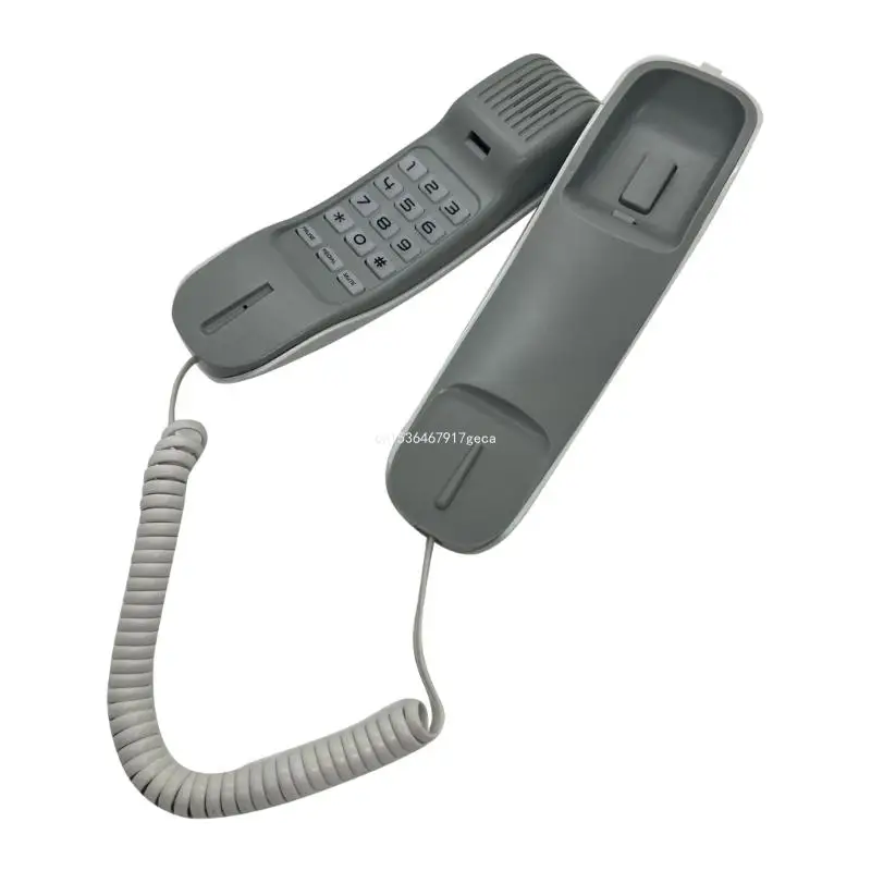 Professional Wall-Mounted Desk Telephone with Mute Redail Function Englis Dropship