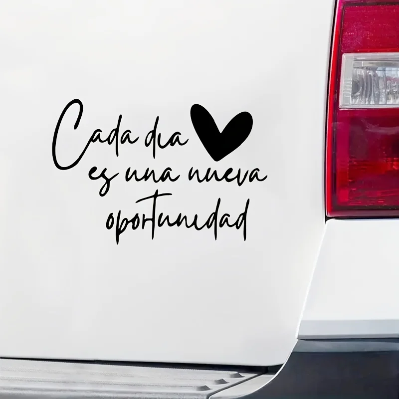 

Modified Decoration, Suitable for Car Window Glass, Bumper, Motorcycle Spanish Inspirational Car Decoration Decal