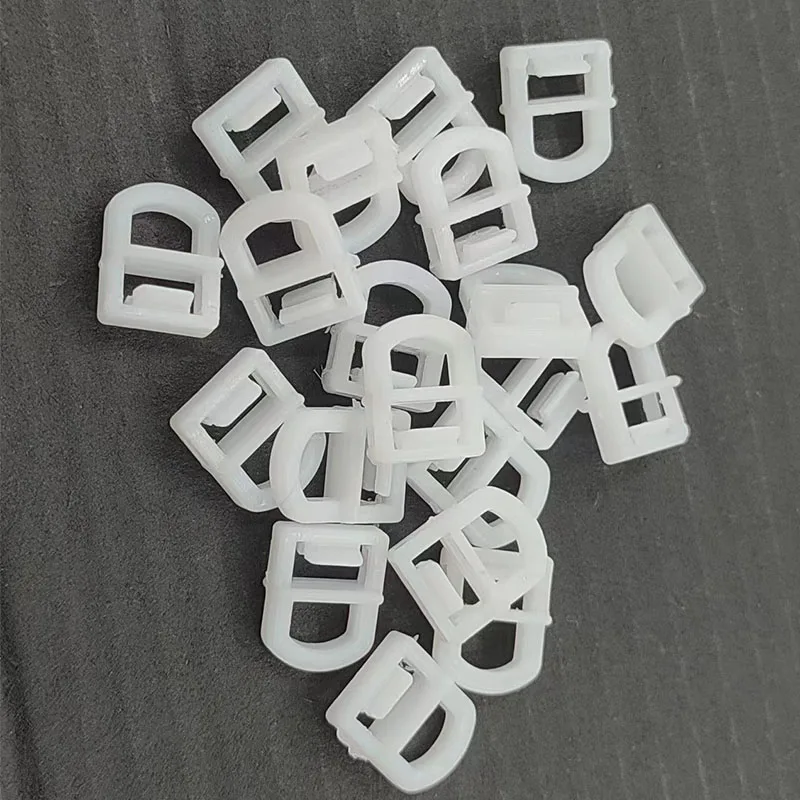 40pcs Plastic Buckle for Car Curtains Fastener Clip Truck Plastic Fasteners Clip Car Curtains Straight Pulley Buckle Rings Rivet