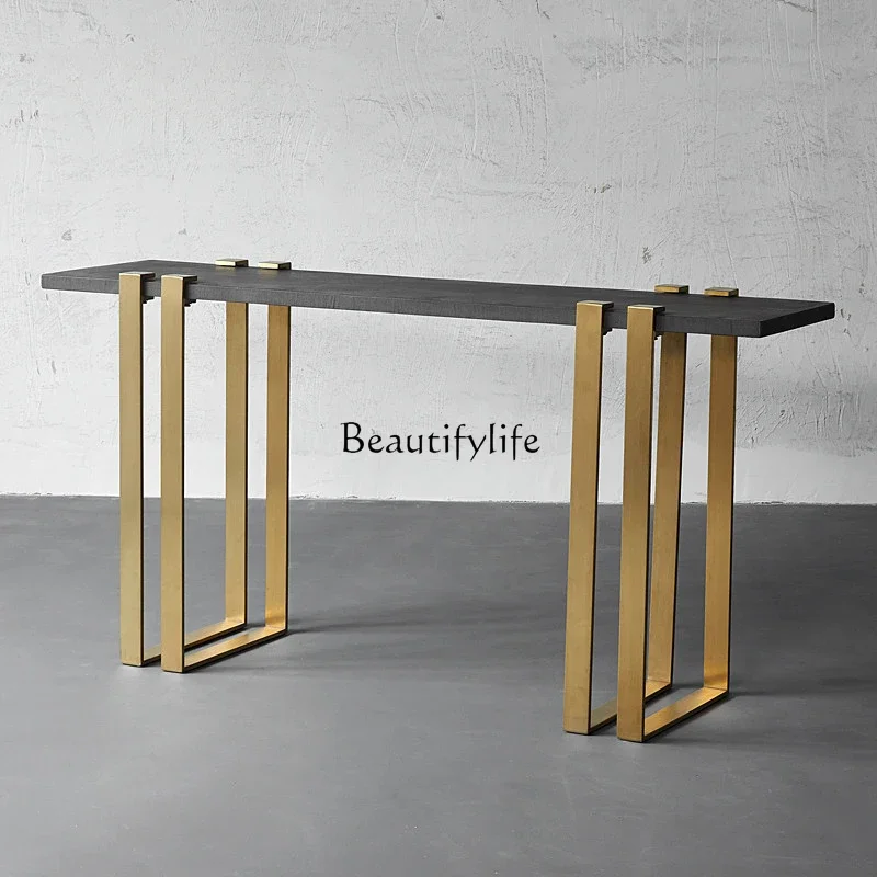 

Light Luxury Post-Modern Home Console Tables Nordic Simple Living Room Decoration Original Retro Side Table