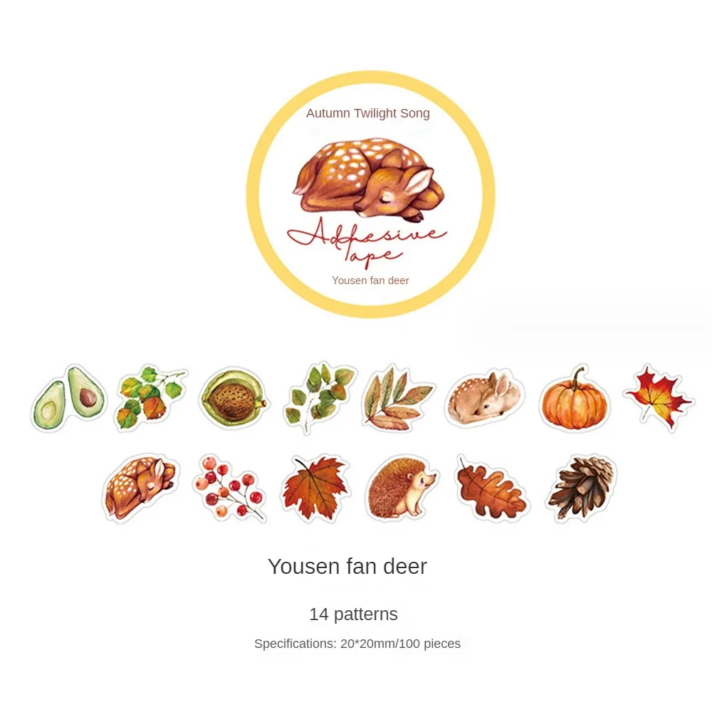 Мультяшное растение, милые животные, руководство, 9 моделей, ручные материалы, кавайная декоративная клеевая упаковка и т. д. Ретро