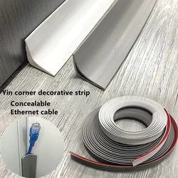 Trim Self-adhesive Beautiful Seam Caulk Internal Corner Skirting Line Ceiling Wall Edge Molding Selfadhesive Decorative Strip