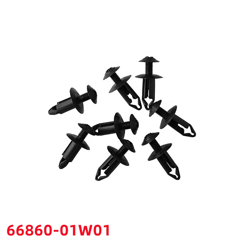 

20Pcs For 6mm Hole Auto Fastener Retaining Plastic Push Car Clip Bumper For Nissan 6686001W01 66860-01W01 B136