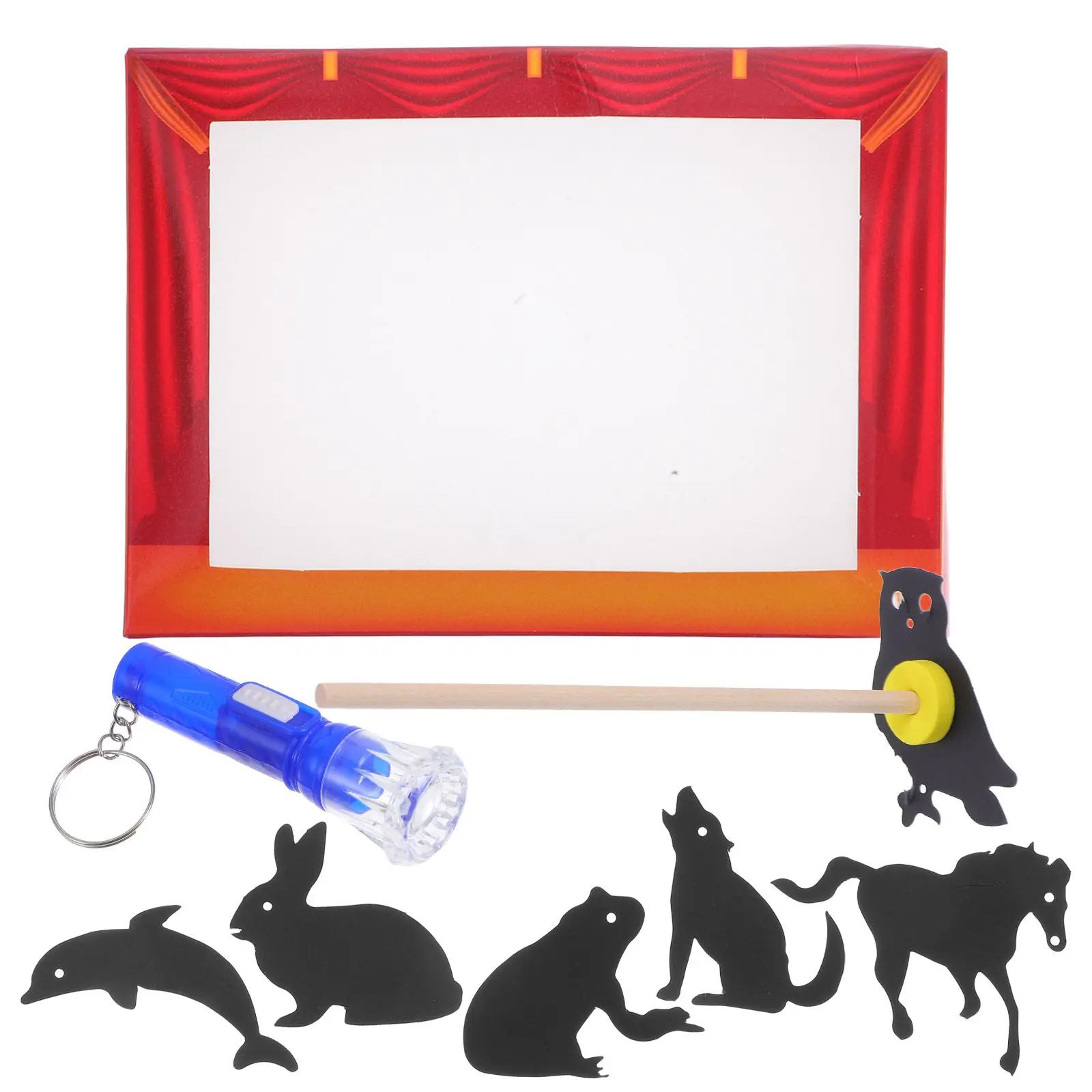 Handheld Shadow Puppet Kids Educational Toys Chinese Heritage Characters Show Puppets