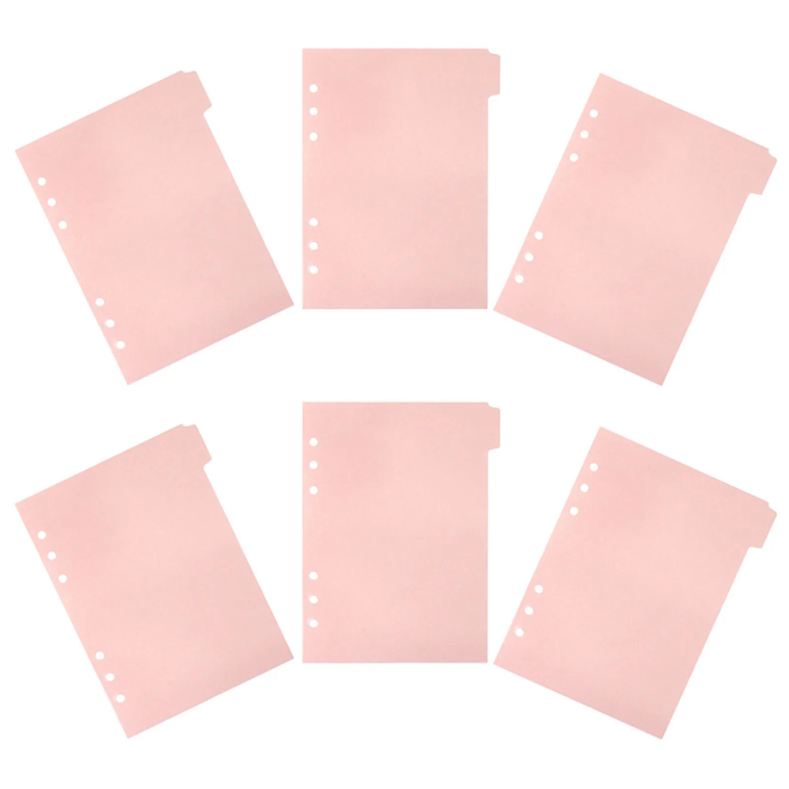 

6Pcs Household Tab Dividers Writable Index Dividers for Binder Organizing Notebook Filing Professional Convenient Book Supply