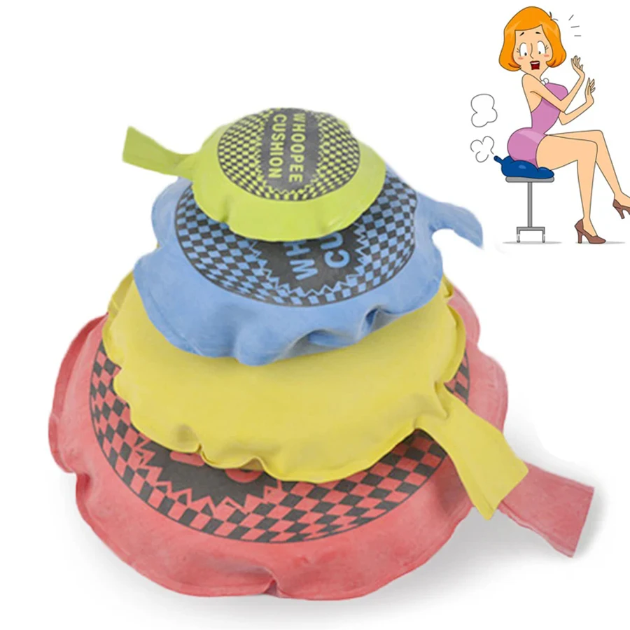 2 stücke 3 Größen Whoopee Kissen Schwamm Butt Pad Lustige Party Streich Spielzeug Freunde Streich Requisiten Simulierte Furzen Sound Simulator