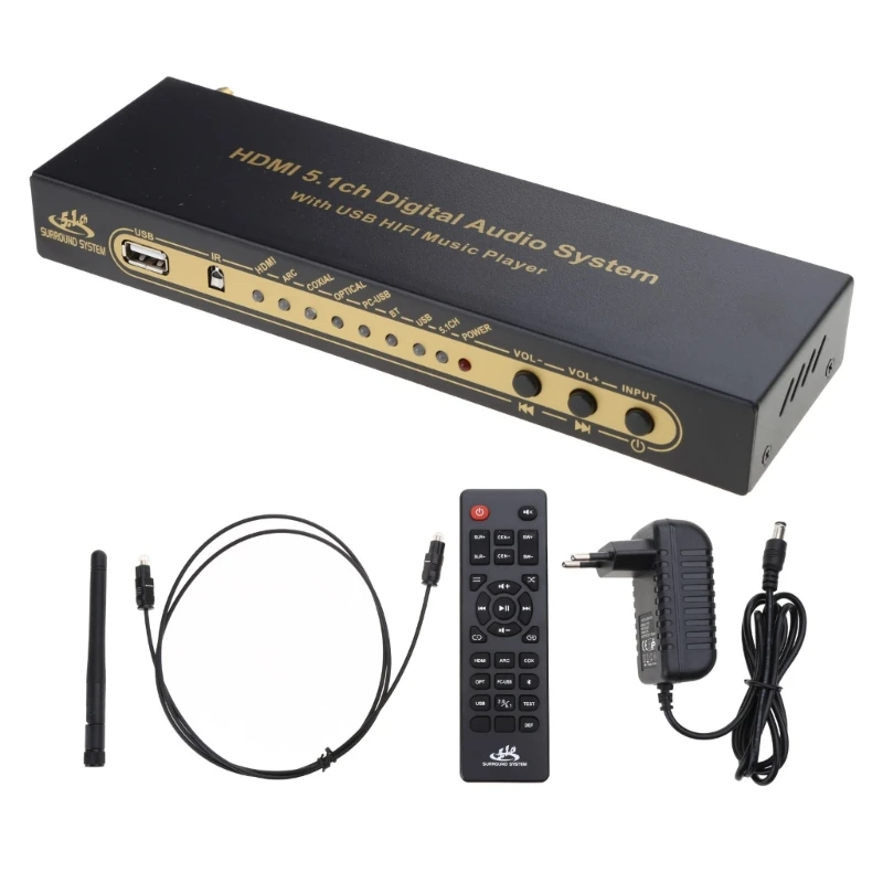 

Transform Experience with UD851B 5.1 Channel Decoders Perfect Addition to Home Theater Extractor Converter Dropship