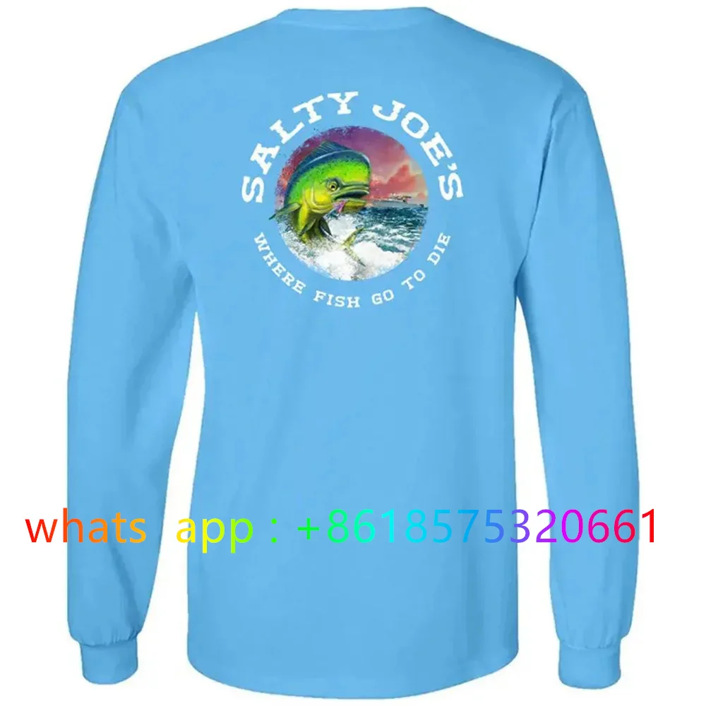

Salty Joe's Fishing Wear Men Performancee T Shirts Uv Protection Breathable Jerseys Summer Fishing Apparel Camiseta De Pesca