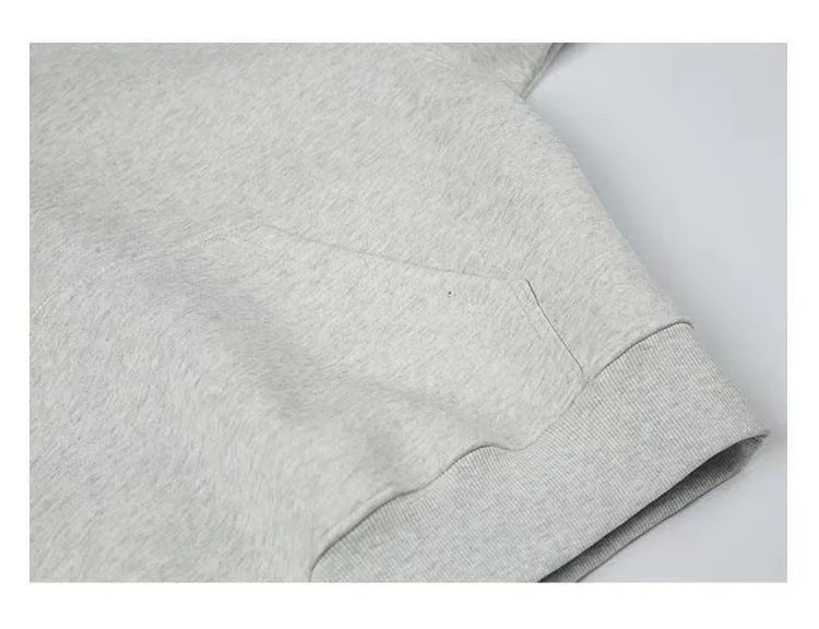 Damen Herren Hoodie, Damen Baumwoll-Sweatshirt mit Kapuze, einfarbig, lässig, locker geschnitten, langärmelig, Mädchen Jungen Kurz-Sweatshirt, Studenten-Hoodie – Detail 12