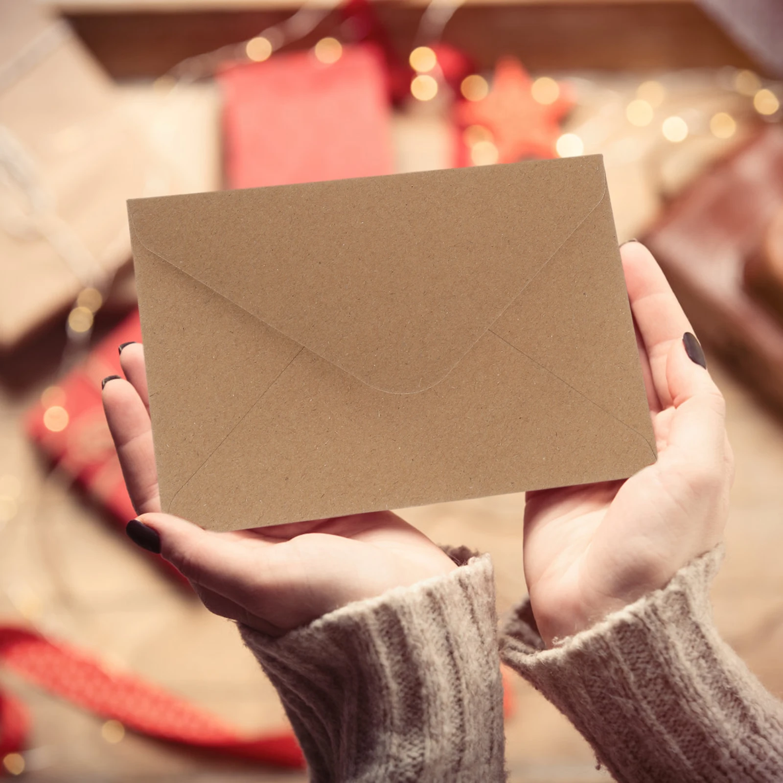 

120Pcs Kraft Paper Stationery Set Letters Envelopes for Wedding Invitations Birthday Crafts Holiday Notes