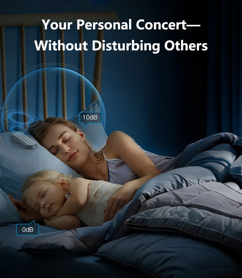 

Sleeping Headset Pillow Under Audio Wireless Mini Bluetooth White Noise Slim Side-sleeping Speaker Sleep Device 2026 NEW