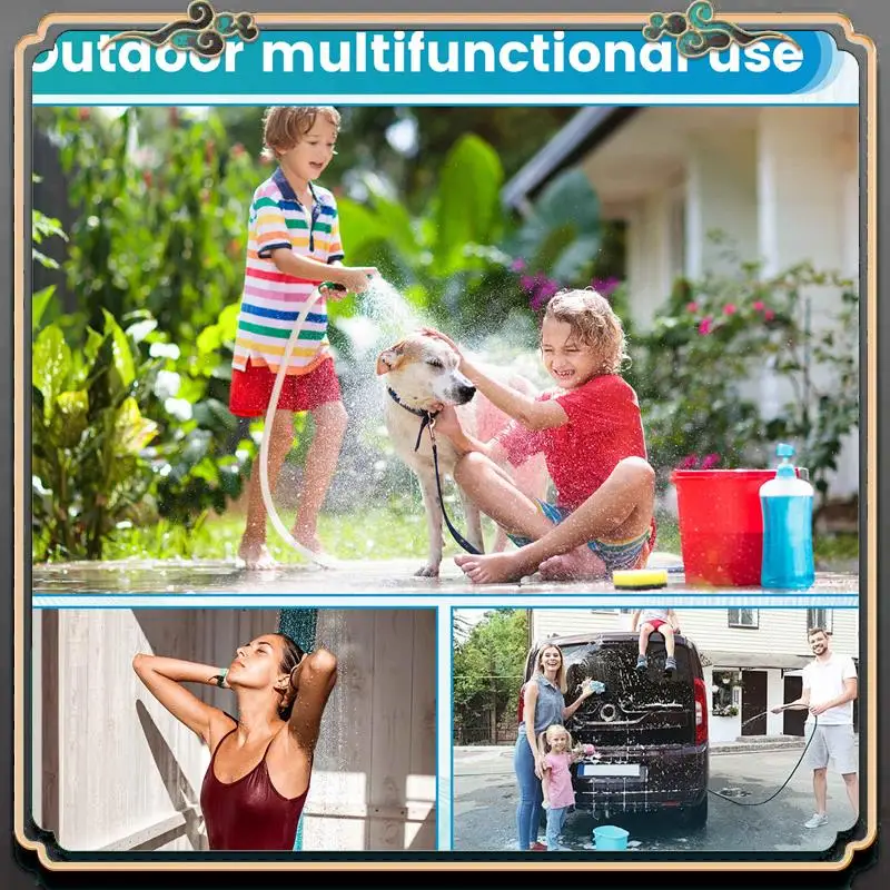 

Premium Outdoor Construction Site Dormitory Simple Shower Portable Camping Shower Pump Camping Portable Shower