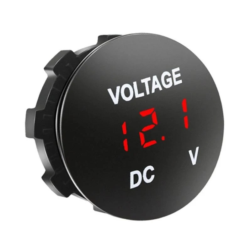 

Для 12V-24V Цифровой панель вольтметра Meter для автомобильной мотоциклетной лодки ATV