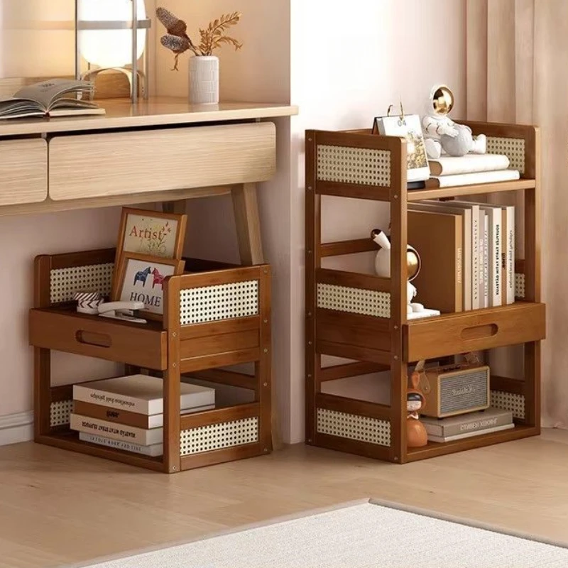 Desktop Bookshelf Desk Organizer Multi Tier Storage Rack for Office Computer Desk Home Study Table Space Saving