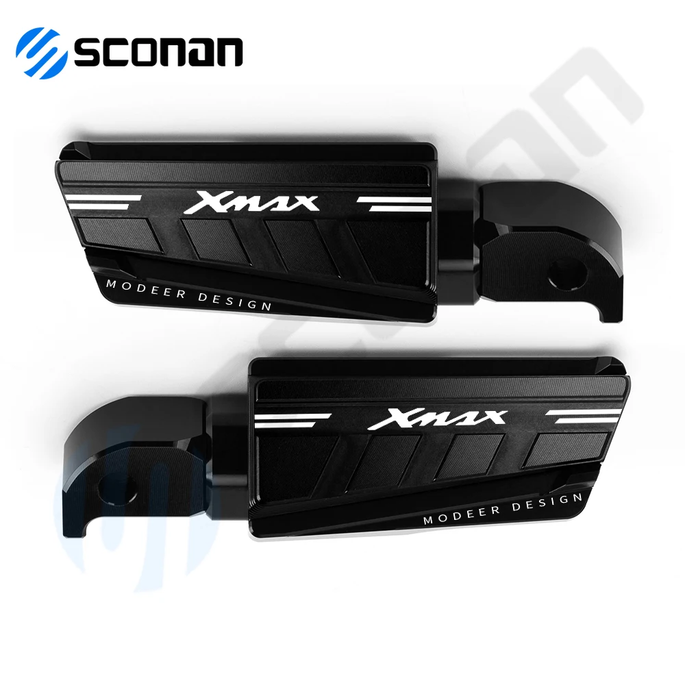 For Yamaha XMAX X MAX 125 250 300 400 XMAX125 XMAX250 XMAX300 XMAX400 2010-2021 Rear Foot Pegs Rests Passenger Footrests