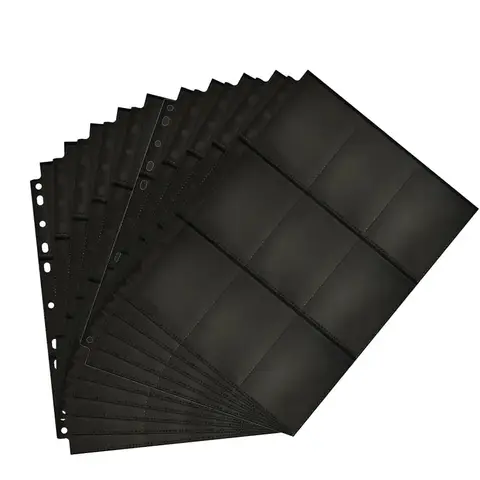 보호대 카드 게임 야구 카드, 느슨한 잎 바인더, 수집가용 양면 카드홀더 앨범, 9 포켓 페이지, 11 홀, 20 개