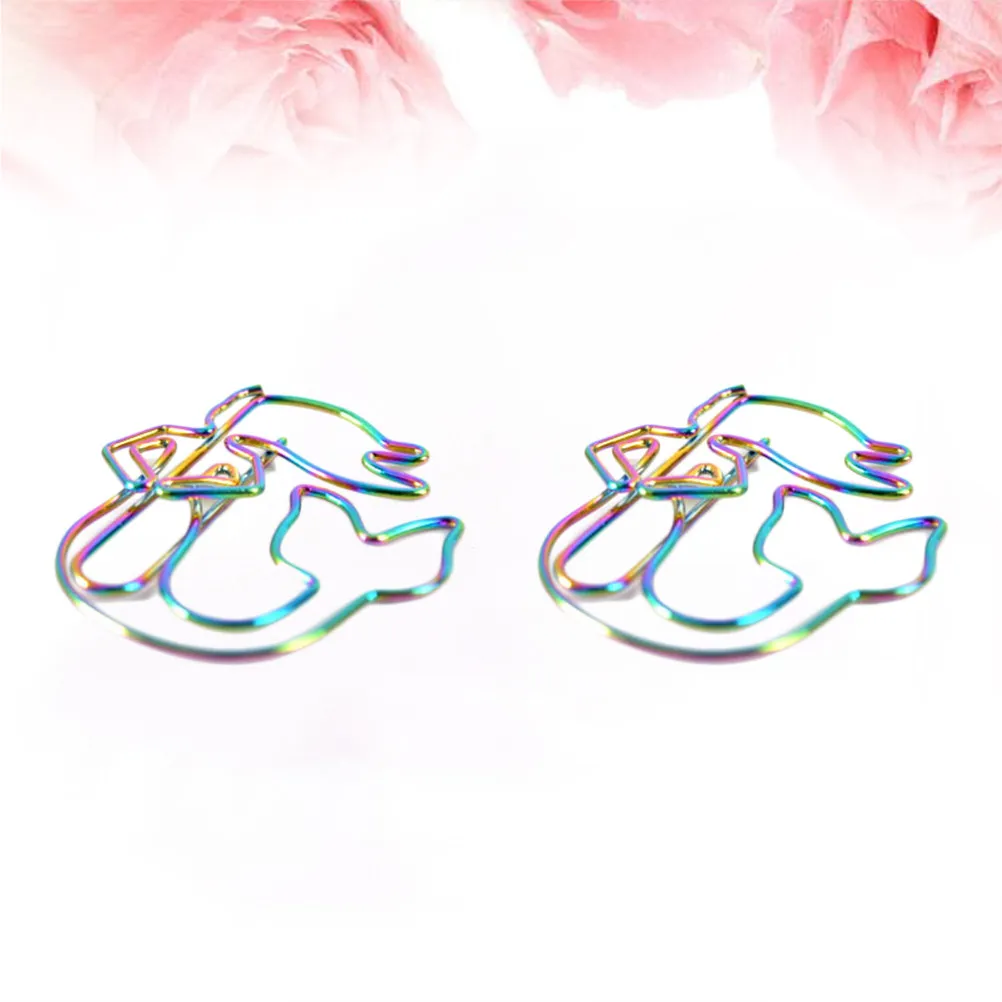 8 Pièces de Clips de Papier Colorés en Forme d'Animaux Créatifs, Forte Capacité de Maintien pour le Bureau, l'École, le Travail et les Études, pour Égayer la Routine Quotidienne