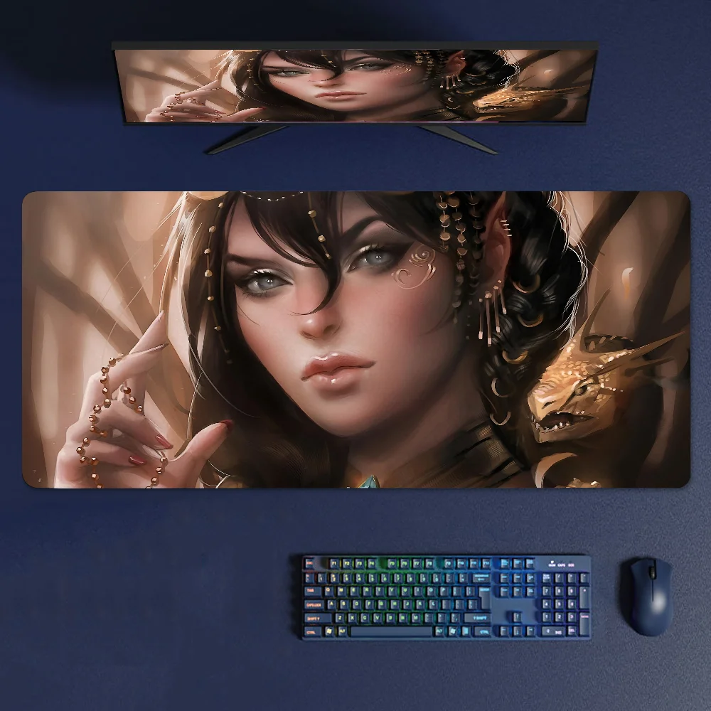 Imagem -04 - G-guild Wars Grande Gaming Mouse Pad Lockedge Espessado Teclado de Computador Table Desk Mat