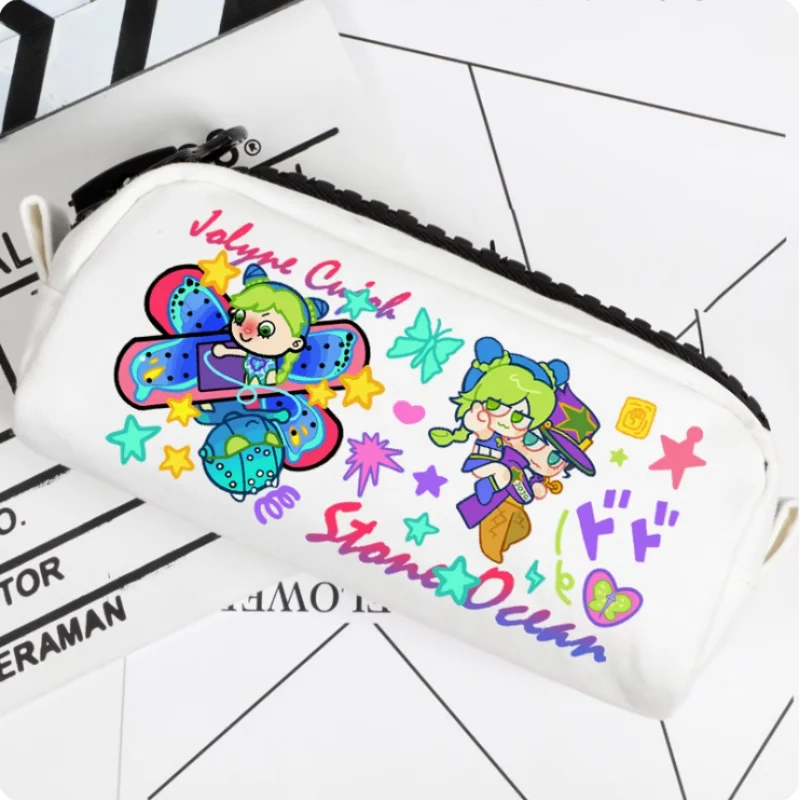 

Anime JoJos Bizarre Adventure Stone Ocean Pencil Case Oxford Canvas Storage Bag Pencil Box Pencilcase School Pen Bag 2456