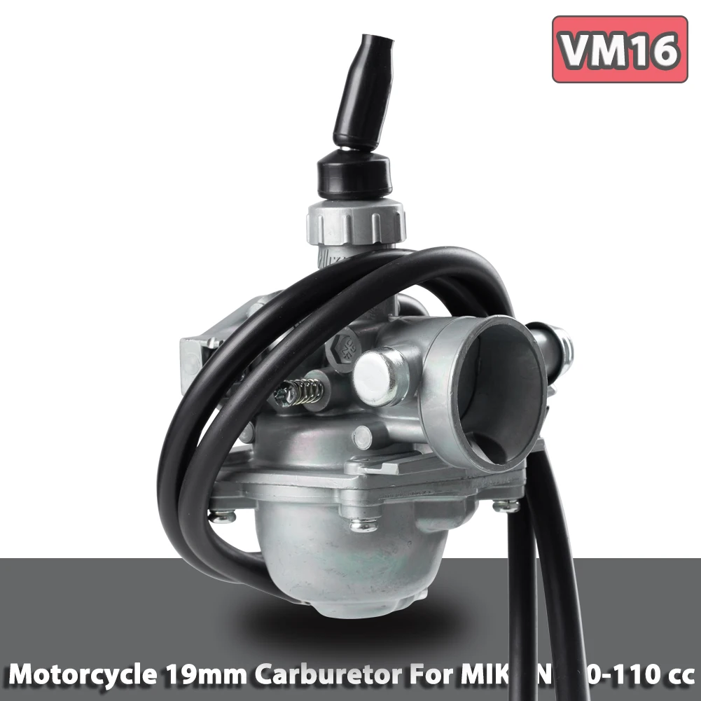 VM16 19mm Carburetor For MIKUNI 50 70 90 100 110cc Dirt Pit Bike Atv Quad Buggy Go Kart Monkey Motobike Motorcycle Carb