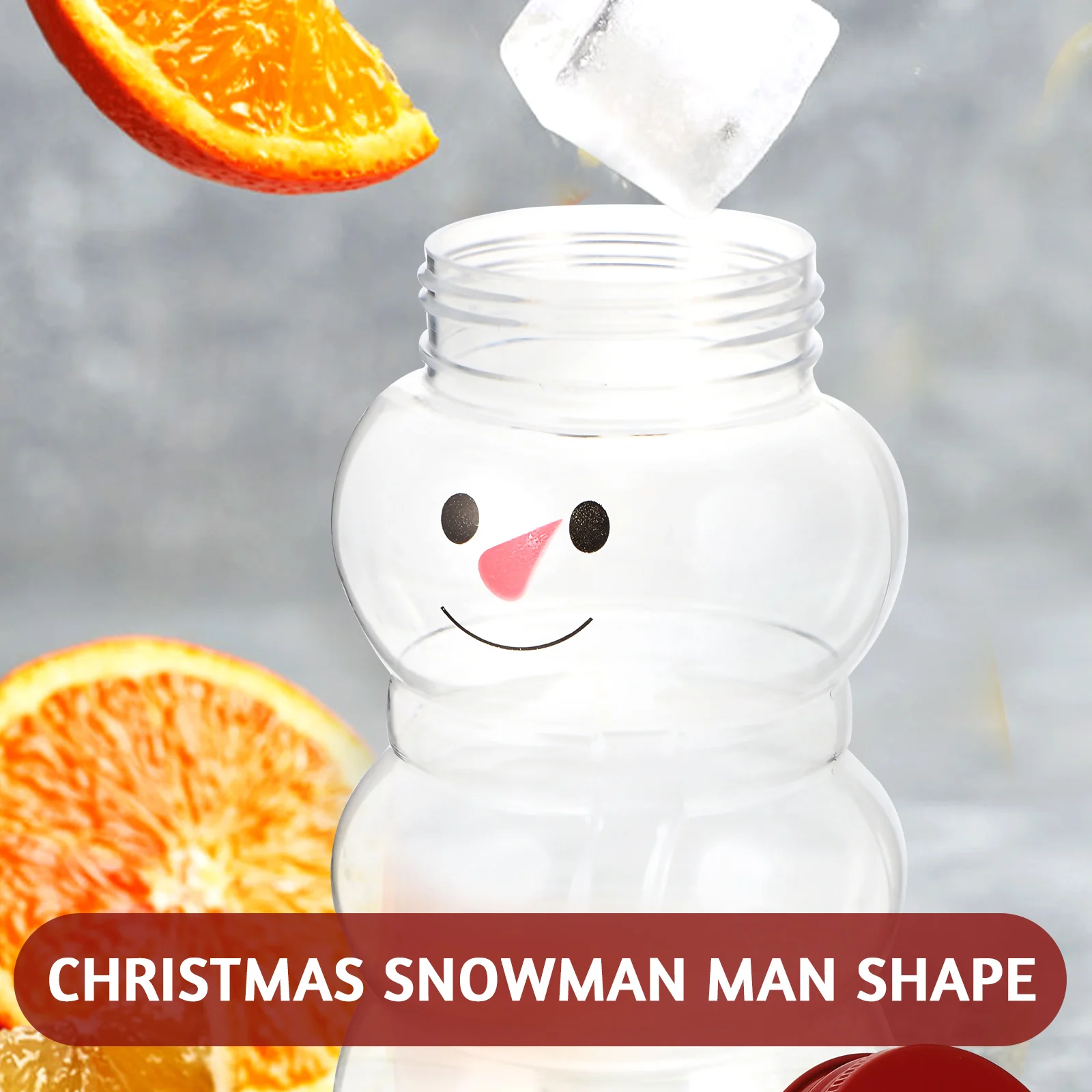 

10pcs Sealed Packaging Bottles 500ml Red Cap Hole Portable Drink Containers Beverage Dispensers Juices Milk Teas Safe