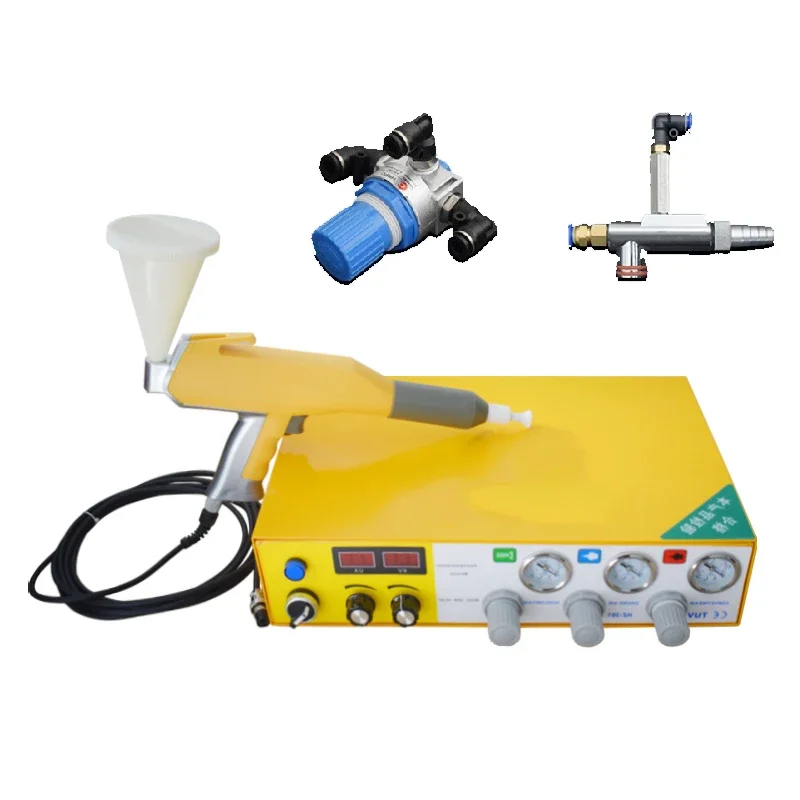 Digital Electrostatic Powder Coating Machine With Manual Powder Coating Spray Gun Experimental Spraying Machine Experiment