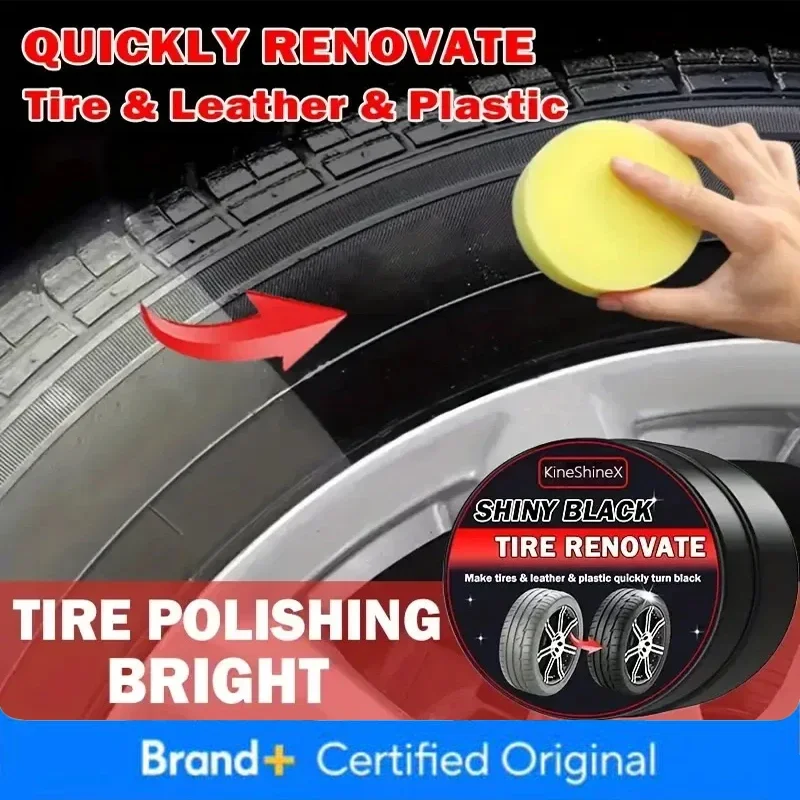 

30-50 г воск для покрытия шин, крем для покрытия протектора автомобильных шин и пленки, покрытие для блеска шин, воск для покрытия резиновых деталей, блестящая паста против старения