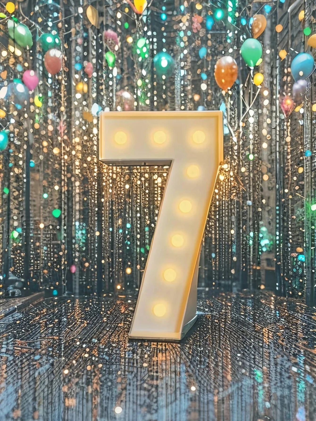 73cm LED verlichte cijferballonframe 3D verlichte marquee cijfers voor 18e, 30e, 40e, 50e verjaardag feest jubileum decoratie