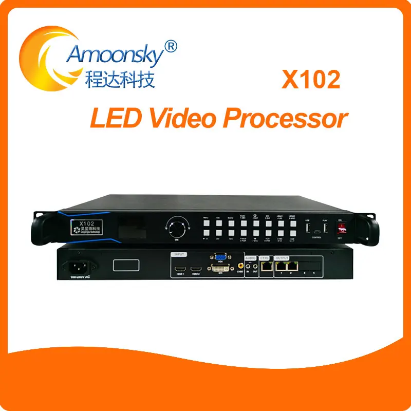 Linsn X102 Led Video DVI Processor All-in-one Studio Displays Controller Supports Receiving Cards RV908H RV908M32