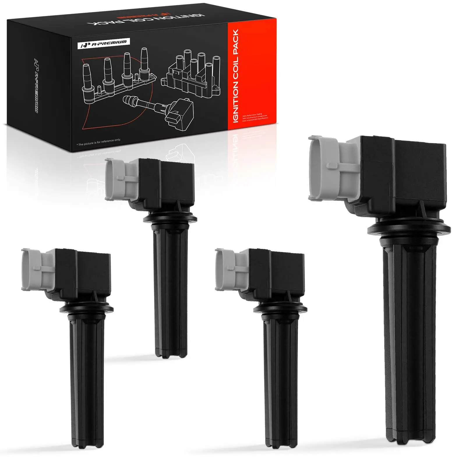 A-Premium 4pcs Ignition Coils for Chevrolet Cobalt 2005-2007 Saturn Ion 2004-2007