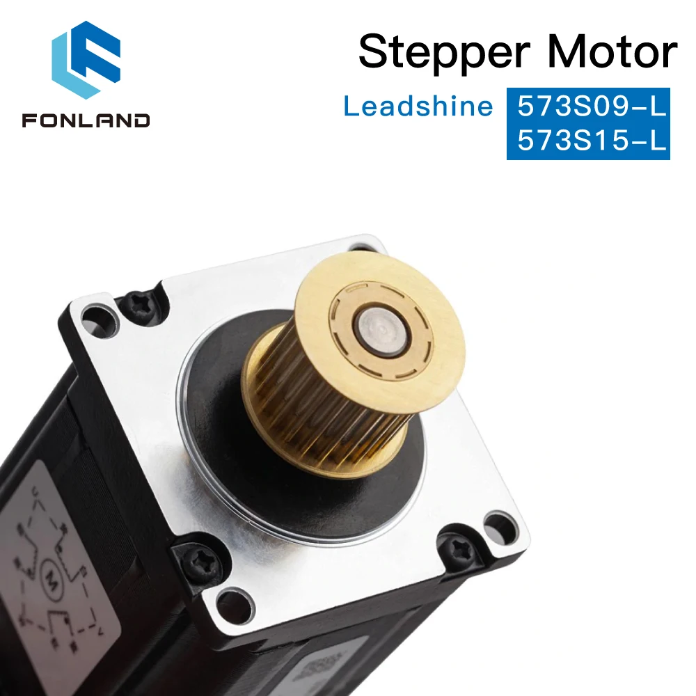 Imagem -05 - Fonland Leadshine Motor Deslizante de Fases 573s09-l 573s15-l para o Eixo mm do Comprimento 76 mm de Nema23 5.8a