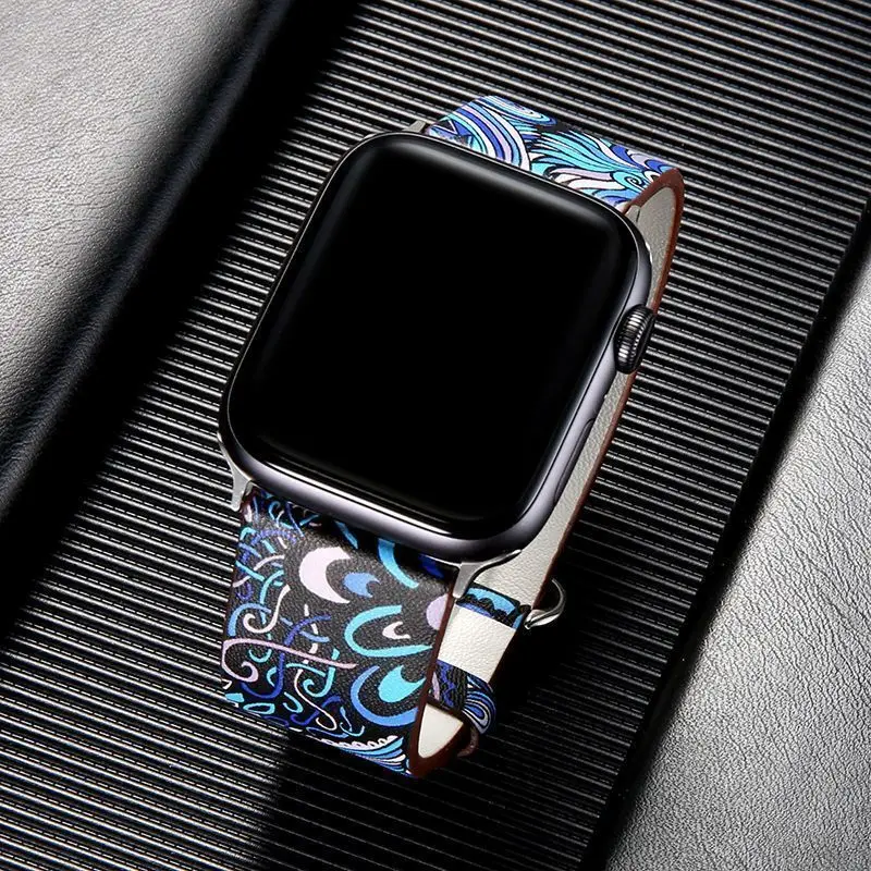 

Y2k Retro Totem Watch Strap for Apple Watch Series Iwatch 8 7 6 5 4 3 Bracelet Vintage Watchband 38mm 40mm 41mm 42mm 44mm 45mm