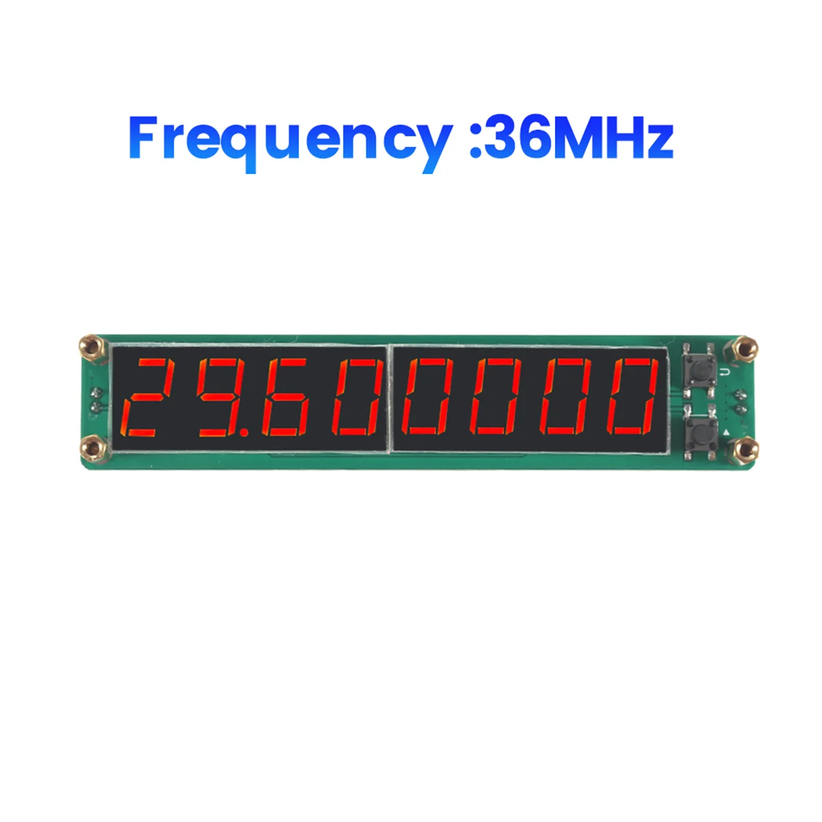 Modulo misuratore di frequenza PLJ-8LED-R Misurazione display frequenza Modulo componente display frequenza 0,1 MHz-2400 MHz,A