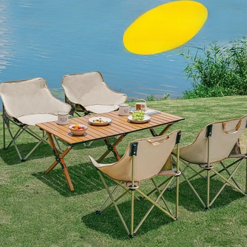 

Outdoor folding table egg roll table portable