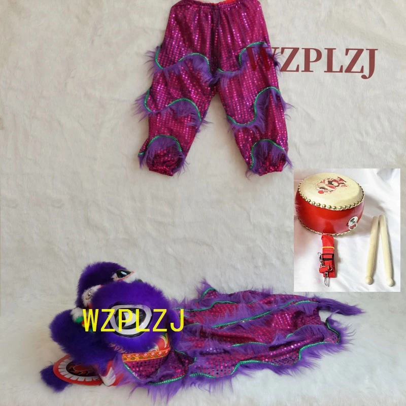 

Royal 14 inch Lion Dance Costume Pants Drum 5-12 Age Child Kid Play Party Performance Outdoor Parade Event Stage Mascot China