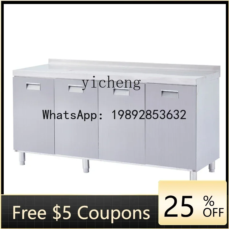 I24  304 integrated stainless steel cabinet kitchen cabinet household stove integrated