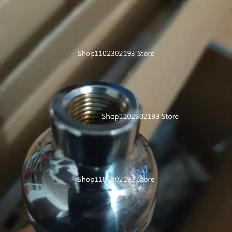 304 Stainless Steel Gas Tank Small Vacuum Buffer Pressure Tank 0.1L 1/4G Inlet Load Maximum 1.25MPA