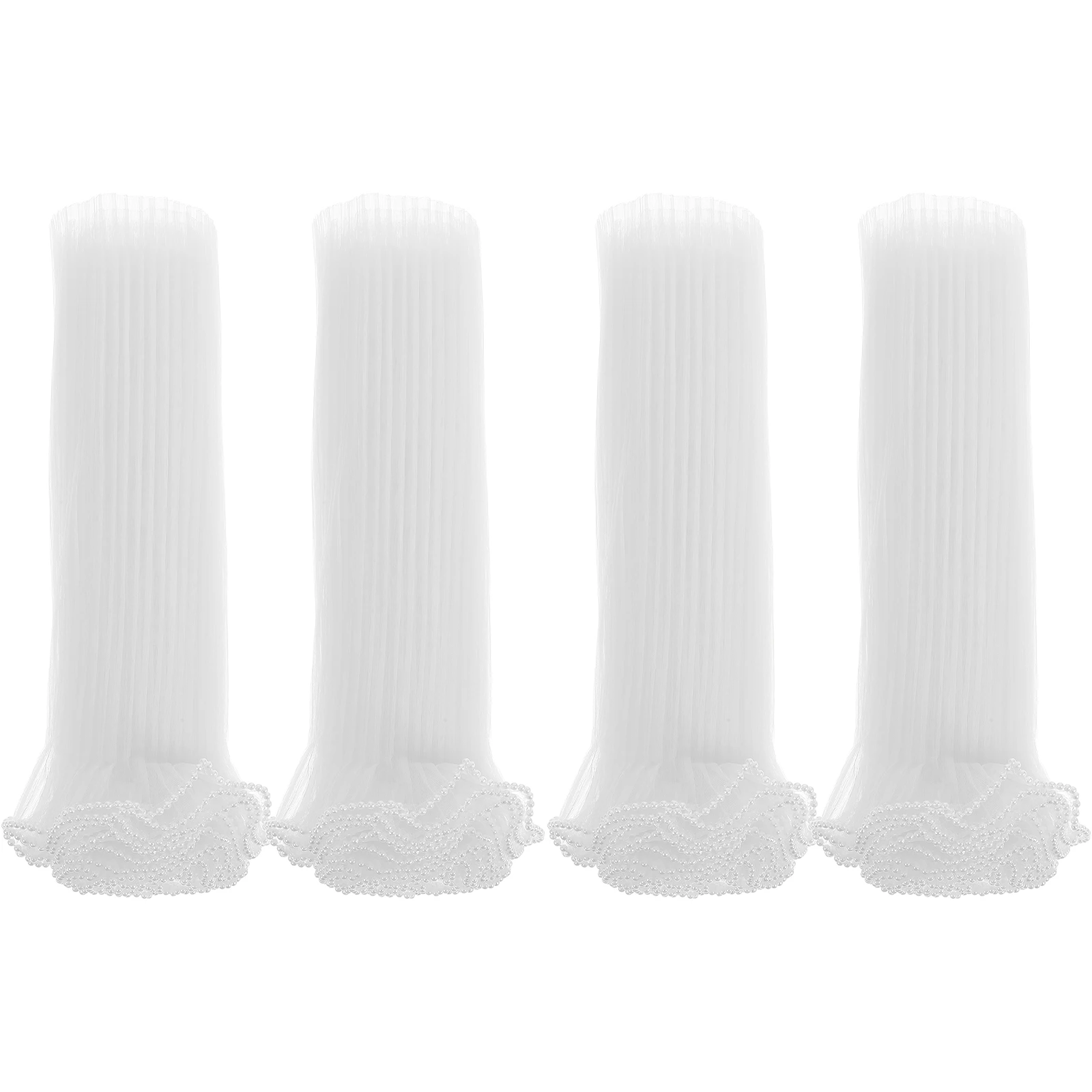 

4Pcs Flower Packaging Mesh Paper Delicate 27x36cm Romantic Hue Bouquet Wrap DIY Cake Decoration Wedding Supplies