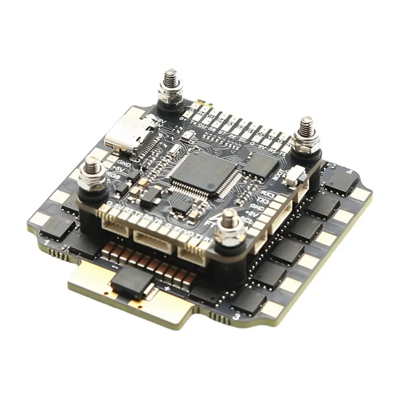 

Полетный контроллер AT82-F722 Stack F7 FC 100A 4-в-1 AM32 ESC 3-8S Lipo с двойным BEC 5В/10В для компонентов FPV-дронов (13/15 дюймов)