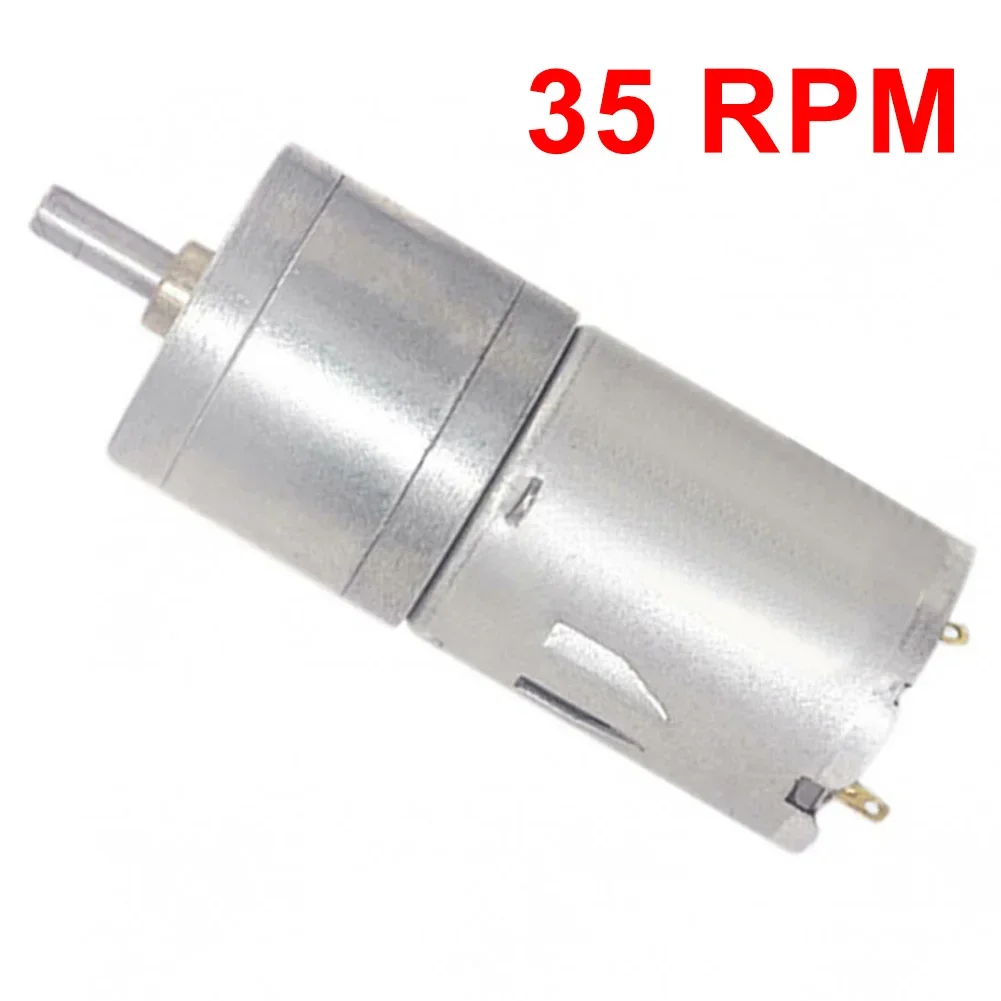 JGA25370 12V DC Motor With High Torque For Robotics Features Adjustable Speed Options And Reversible Gear Operation