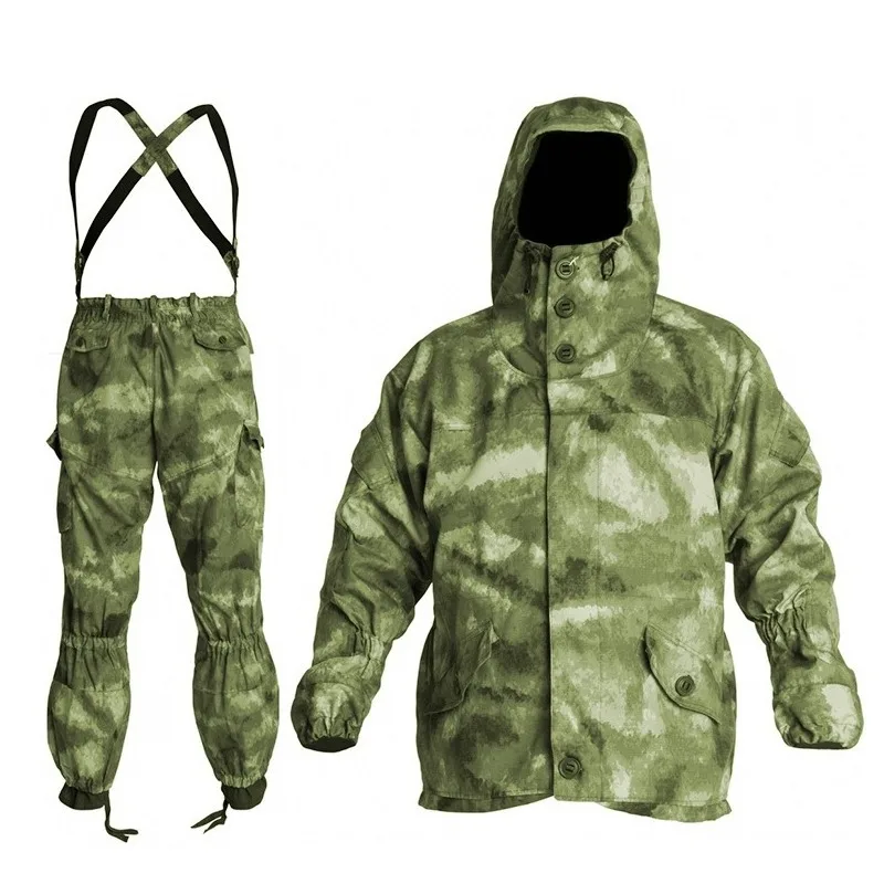 Conjunto de ropa de caza Gorka-3, traje táctico de montaña rusa, uniforme de combate de camuflaje, chaqueta de entrenamiento al aire libre para hombre