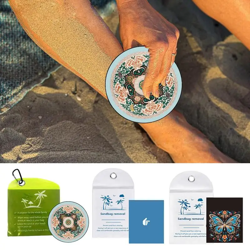 Środek do usuwania piasku z plaży, środek do czyszczenia kostiumów kąpielowych na wakacje, naturalny woreczek do usuwania piasku z plaży, bezwodny środek do czyszczenia stóp, kostiumów kąpielowych i zwierząt.